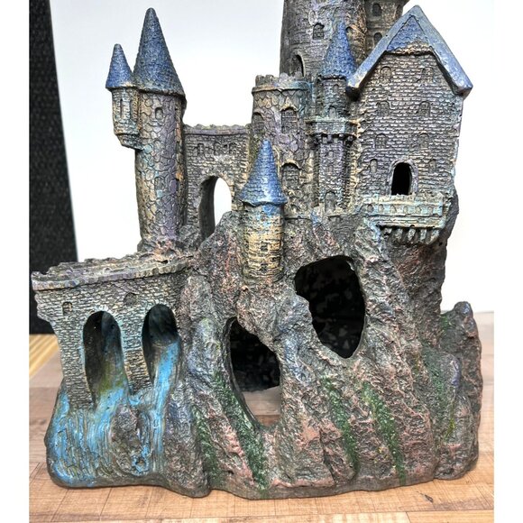 Medieval Castle Aquarium Ornament Large 15'' x 13.5'' x 8'' - Picture 6 of 6